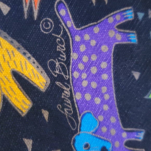 **flaw**Canvas Laurel Burch Tote Dog Pattern - Picture 6 of 14